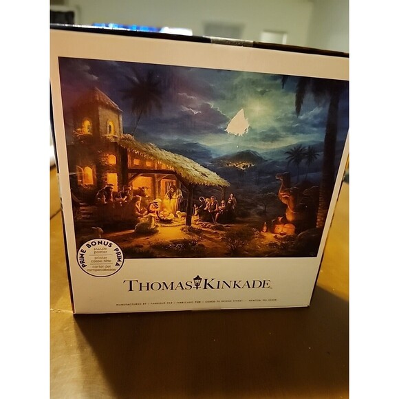 Christmas Thomas Kinkade The Nativity Manger 1000 Piece Jigsaw Puzzle Ceaco - Picture 3 of 7